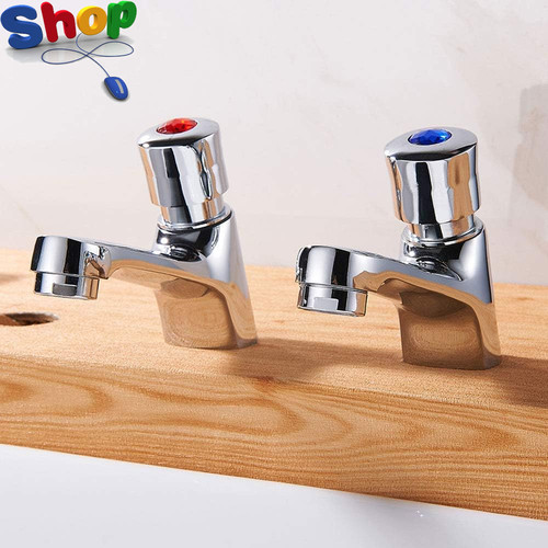 Bathroom basin taps pair - taps, pair,