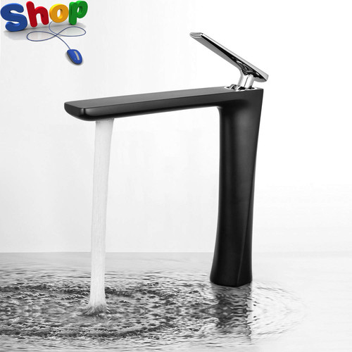 Matte black tall bathroom - matte,