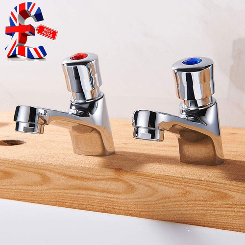 Bathroom basin taps pair - basin, 1/2"