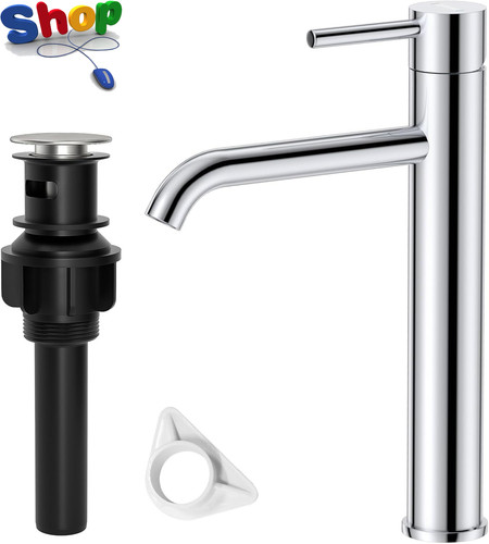 Tall basin taps with - with, up