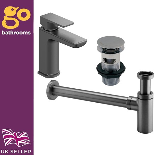 Gun grey basin mono tap - basin,