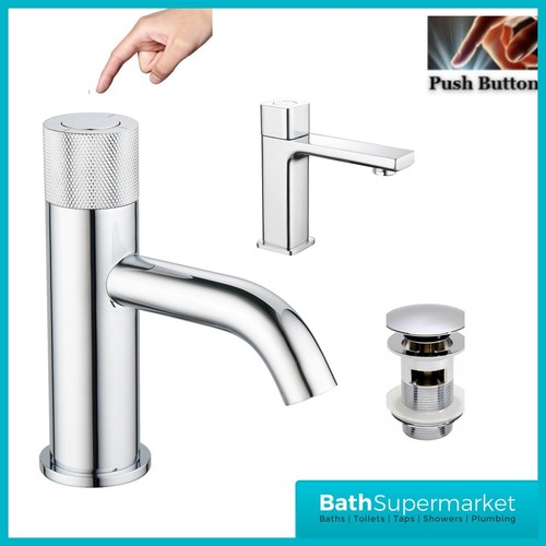 Press flow chrome sink tap - sink,
