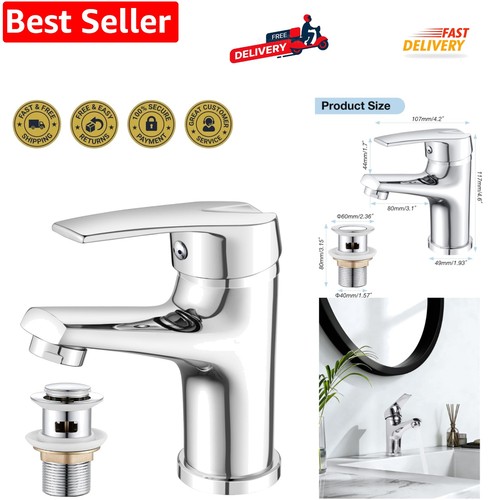 Chrome basin mixer - basin,